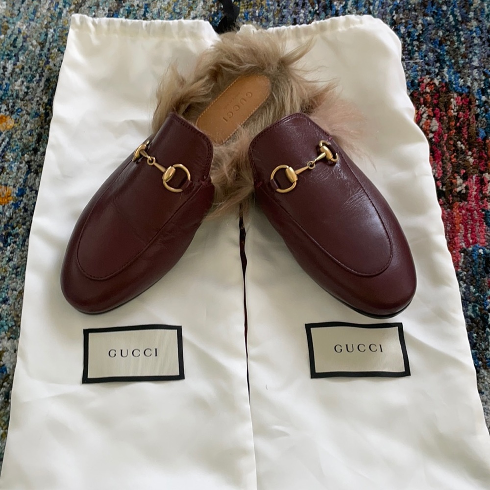 Authentic Gucci Fur Mule